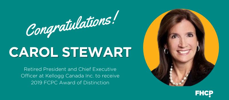 Carol Stewart reçoit le Prix de distinction 2019 de PACC lors de la Conférence annuelle CEO & Executive Leadership