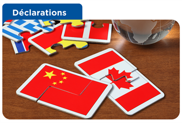 Déclaration de PASC sur le partenariat stratégique Canada-Chine
