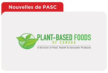 Changement à la direction de Plant-Based Foods of Canada